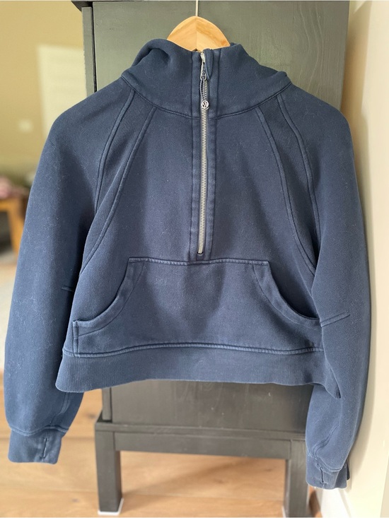 lululemon athletica Tops - Lululemon Oversized Scuba Half-Zip Hoodie, Navy, XS/S